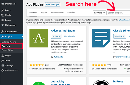 How to Install Plugins in Wordpress